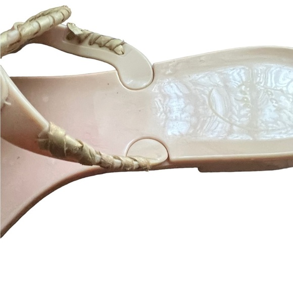 Jack Rogers Georgica Jelly Sandals in Blush Pink - Size 9 - Picture 4 of 6
